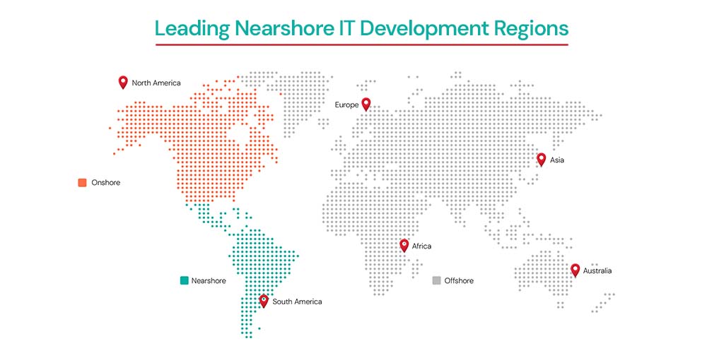 Leading Nearshore IT Development Regions