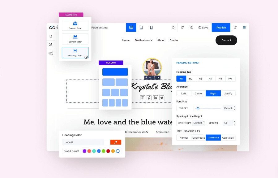 Dorik website builder