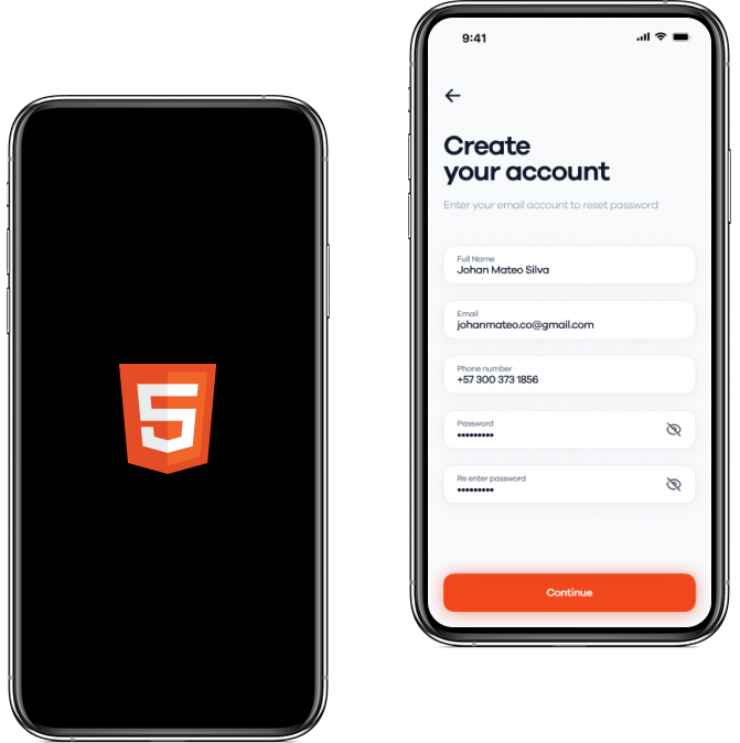 HTML5 Mobile App Development Services