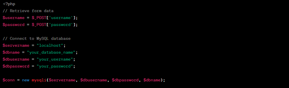 PHP Form