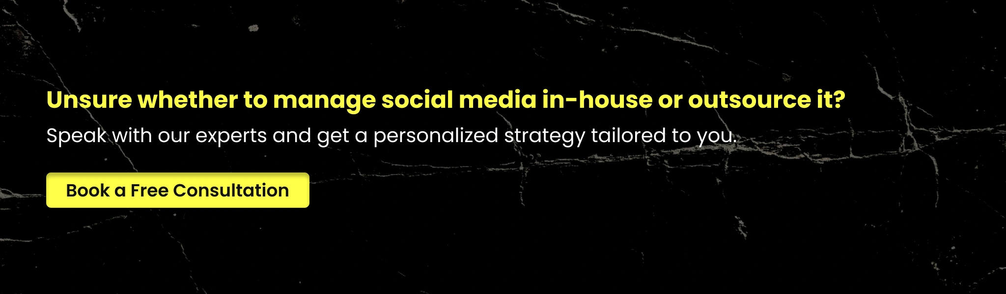 Unsure whether to manage social media in-house or outsource it