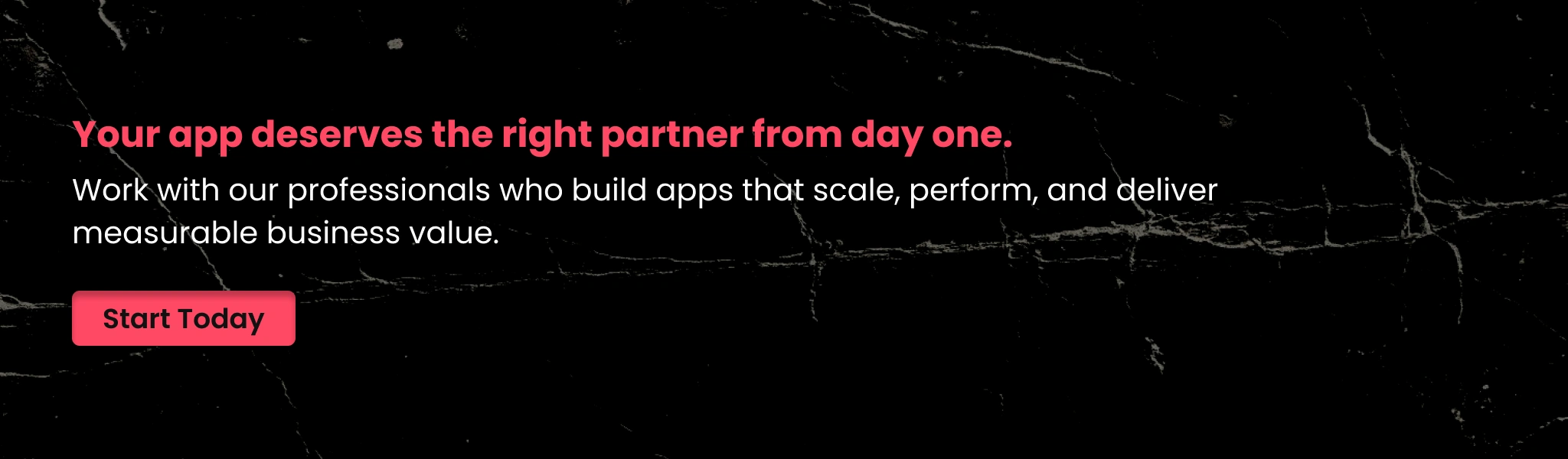Work with our professionals who build apps that scale, perform